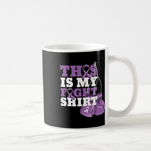 Mug Est ma lutte Alzheimerheimer Combattant Soutien Fo (Droite)