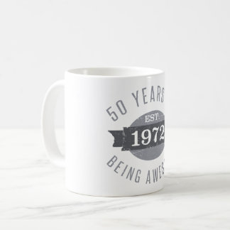 Mug Established 1972 50th Birthday