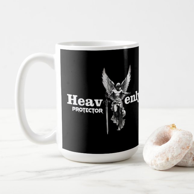 Mug Estampa Anjo - Heavenly Protector - Caneca (Avec donut)