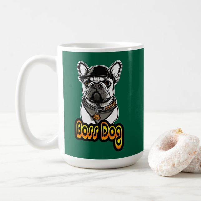 Mug Estampa Hip Hop - Boss Dog - Caneca (Avec donut)