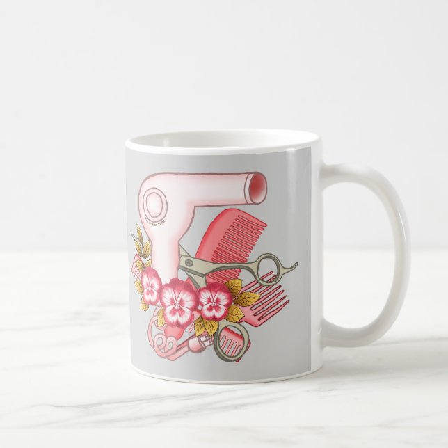 Mug Esthéticienne Pensée Rose (Droite)
