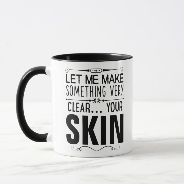 Mug esthéticienne Skincare consultant cadeau esthétici (Gauche)