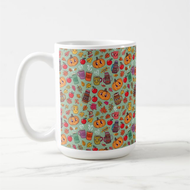 Mug Esthétique Automnale Cosy (Gauche)