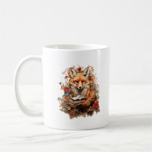 Mug esthétique Cottagecore avec livre Goblincore migno