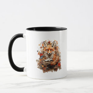 Mug esthétique Cottagecore avec livre Mignon Goblincor