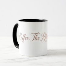ESTHÉTIQUE DE CITATION DE RITUEL DE CAFÉ EN OR ROS