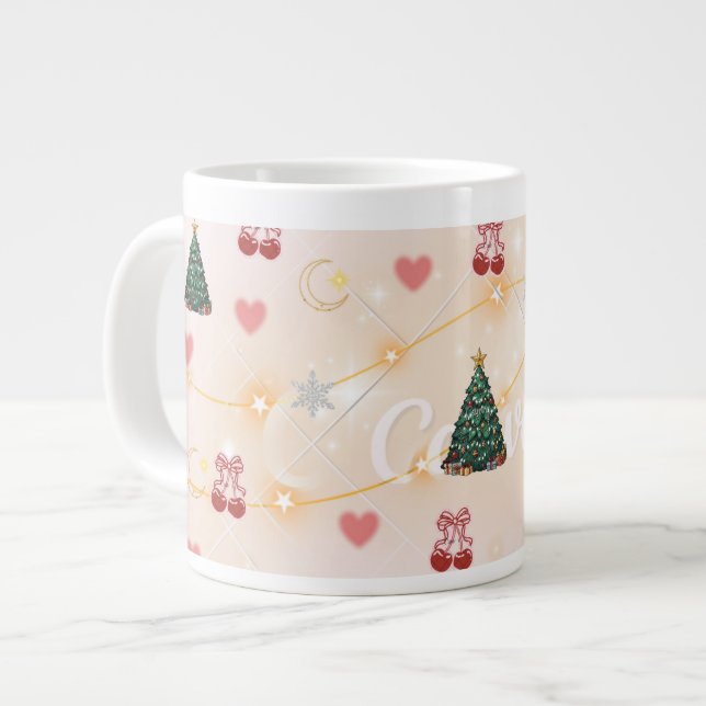 Mug esthétique de Noël mignon  (Devant gauche)