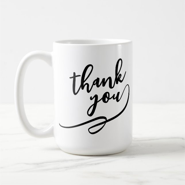 mug esthétique de remerciement (Gauche)