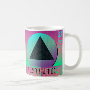Mug esthétique des ondes de vapeur