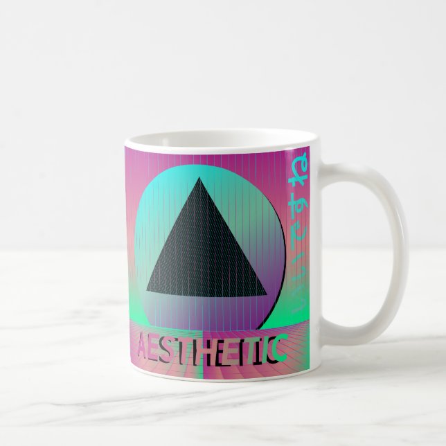 Mug esthétique des ondes de vapeur (Droite)
