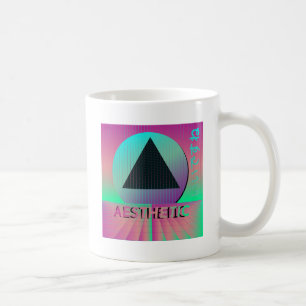 Mug esthétique des ondes de vapeur