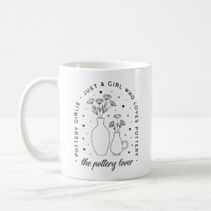 Mug esthétique féminine amateur de poterie