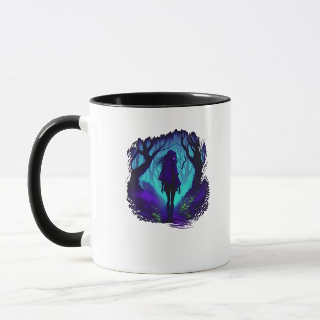 Mug Esthétique Fey Gothique Emo Goblincore  Graphisme  (Gauche)