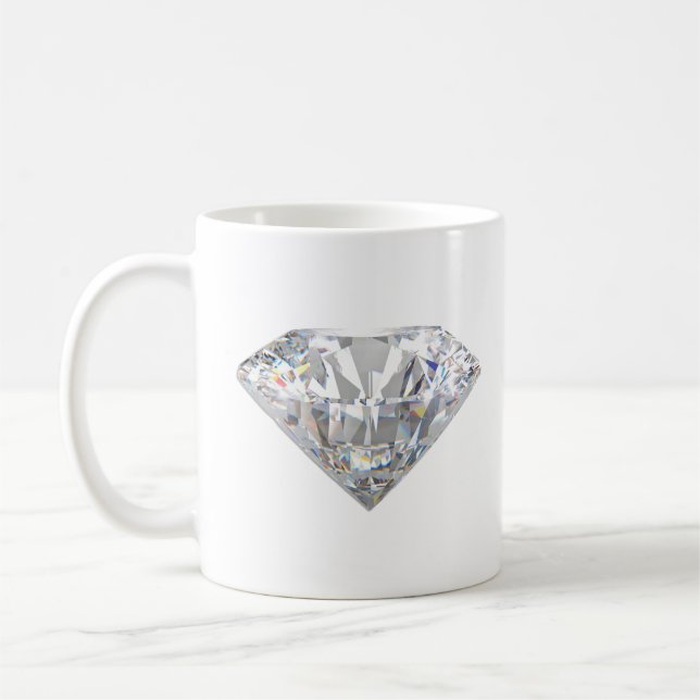 Mug Esthétique minime à étincelle de diamant (Gauche)