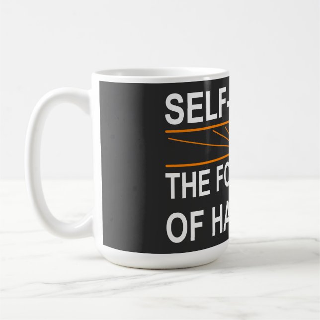 Mug Estime de soi et bonheur (Gauche)