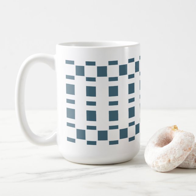 Mug Estrutura F | Azul Petróleo (Avec donut)