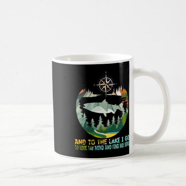 Mug Et Au Lac Je Vais Perdre Mon Esprit Camping Poisso (Droite)