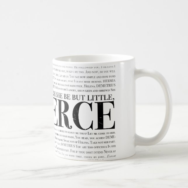 Mug Et bien qu'elle soit mais peu, elle est féroce (Droite)