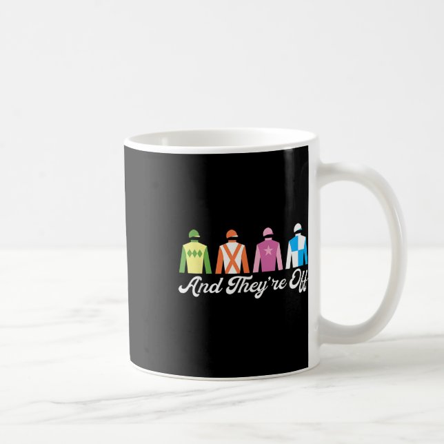Mug Et Ils Hors Horse Racing Derby Day (Droite)