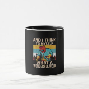 Mug Et Je Pense À Moi Ce Merveilleux Soudage Vintage