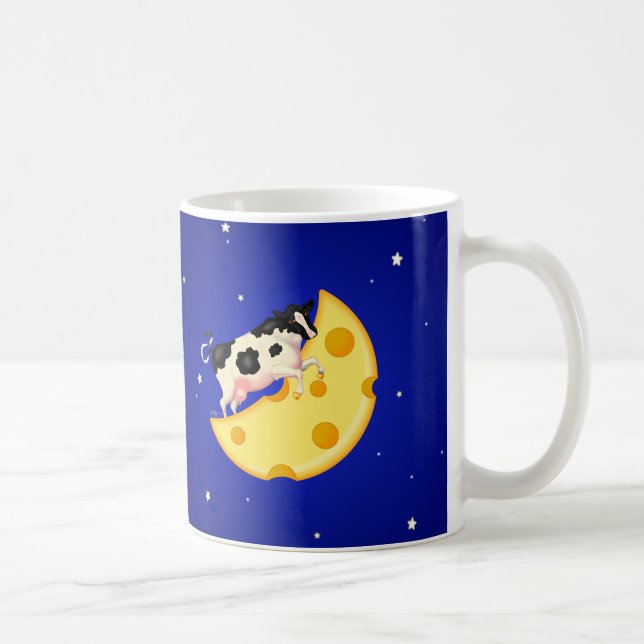 Mug Et la vache s'est cognée sur la lune au fromage (Droite)