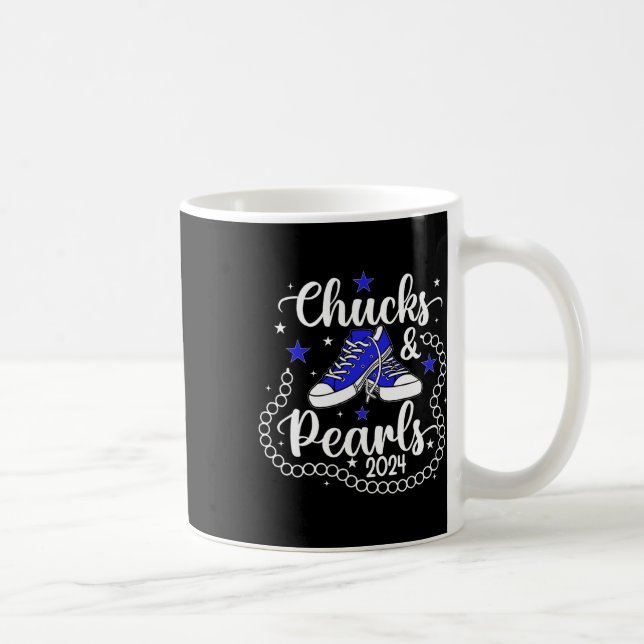 Mug Et Pearls Kamala Harris Président du vote de mème  (Droite)