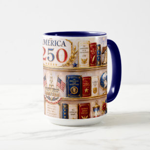 Mug Étagère à Livres America 250 Tasse Patriotique
