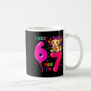 Mug Était six sept 6 7 axolotl 67 mème 7ème anniversai