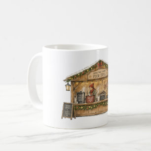 Mug Étal De Nourriture Du Marché De Noël Pour Les Amat