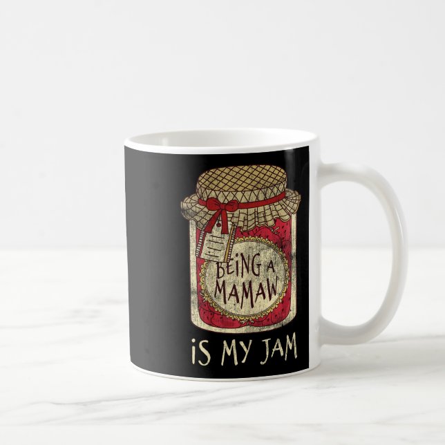 Mug Étant Mamaw Grand-mère Mignonne Confiture Citation (Droite)