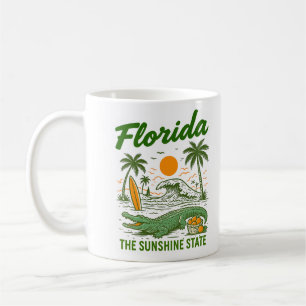 Mug Étape Floride - État Ensoleillé