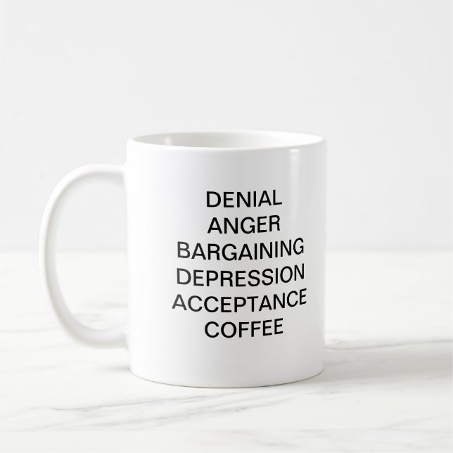 MUG ÉTAPES DE PEINE - CAFÉ (Gauche)