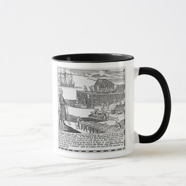 Mug Étapes préliminaires de pêche (Droite)
