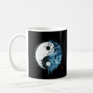 Mug Etat de débit de l'eau Tai Chi Yin Yang Méditez l'