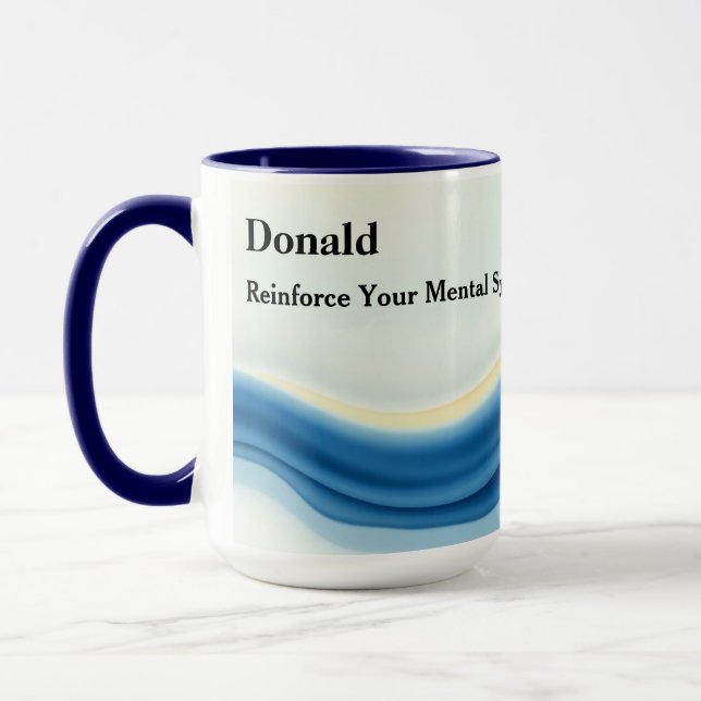 Mug État de Flux Mouvement Fluide Moderne Designer (Gauche)