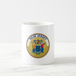 Mug État de joint de drapeau de New Jersey