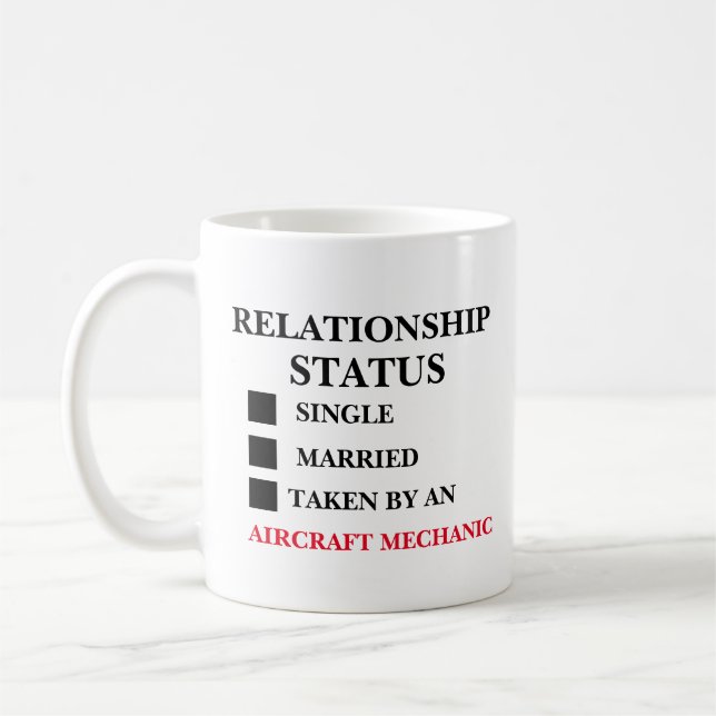 Mug État de la relation Aéronef Mécanique (Gauche)