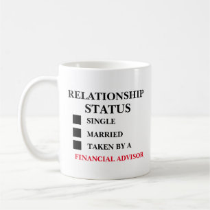 Mug État de la relation Conseiller financier