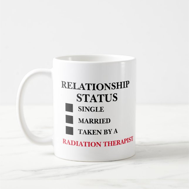 Mug État de la relation Thérapeute en radiothérapie  (Gauche)