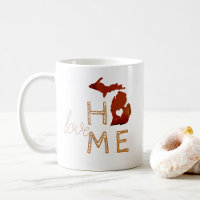État de Silhouette de cuivre du Michigan