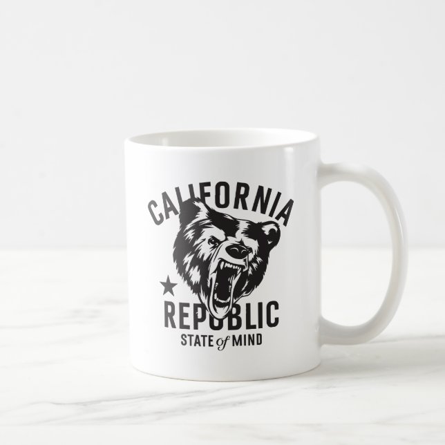 Mug État d'esprit de République de la Californie (Droite)