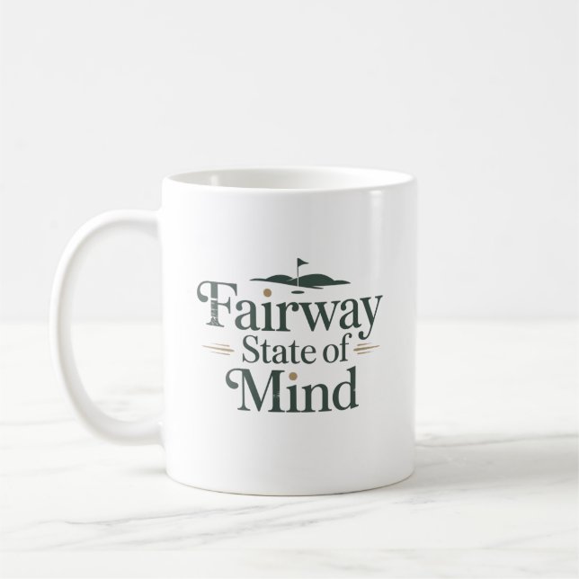 Mug État d'esprit Fairway Classique Style de Golf (Gauche)