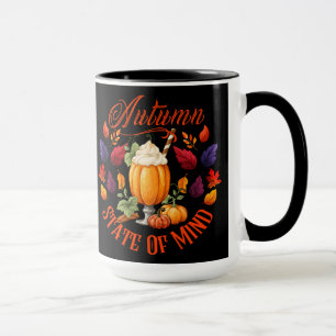 Mug État D'Esprit Noir Automne