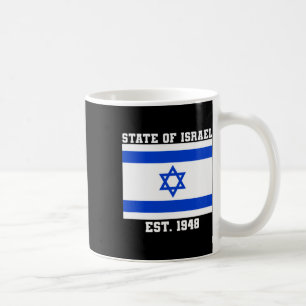 Mug État D'Israël Drapeau Est. 1948 Jour de l'indépend