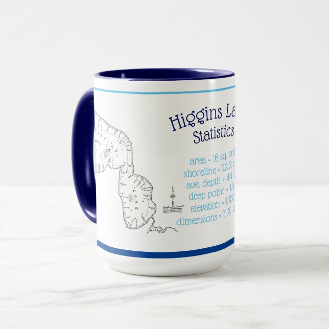 Mug État du lac Higgins (Devant gauche)