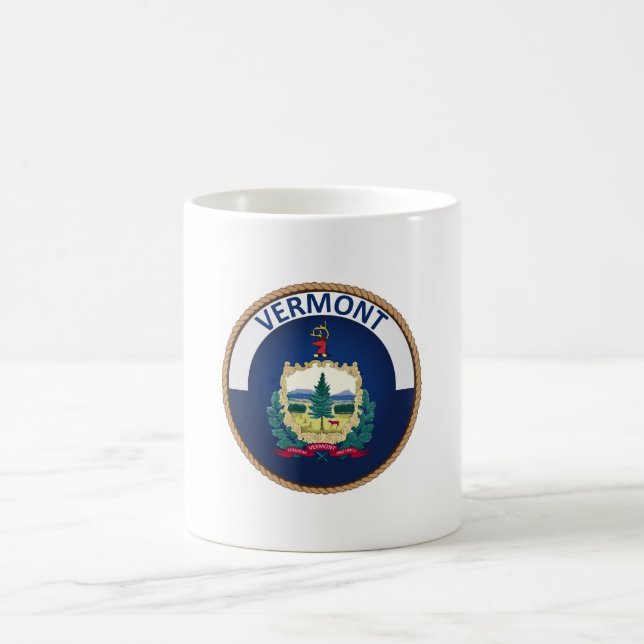 Mug État du Sceau du drapeau du Vermont (Centre)