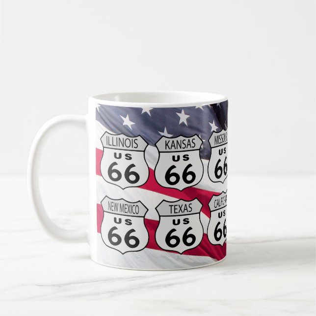 Mug États de l'itinéraire 66 (Gauche)
