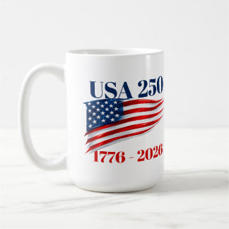 Mug États-Unis 250 ans d'indépendance 1776 2026