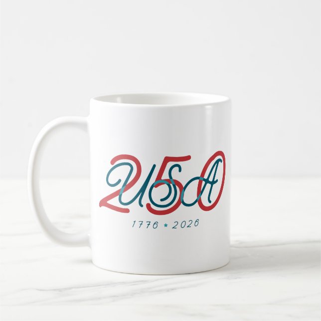 Mug États-Unis 250 ★ Ét. 1776 (Gauche)