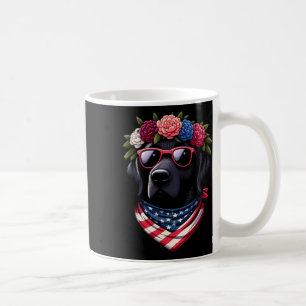 Mug États-Unis 4 juillet Noir Patriotique Américain La